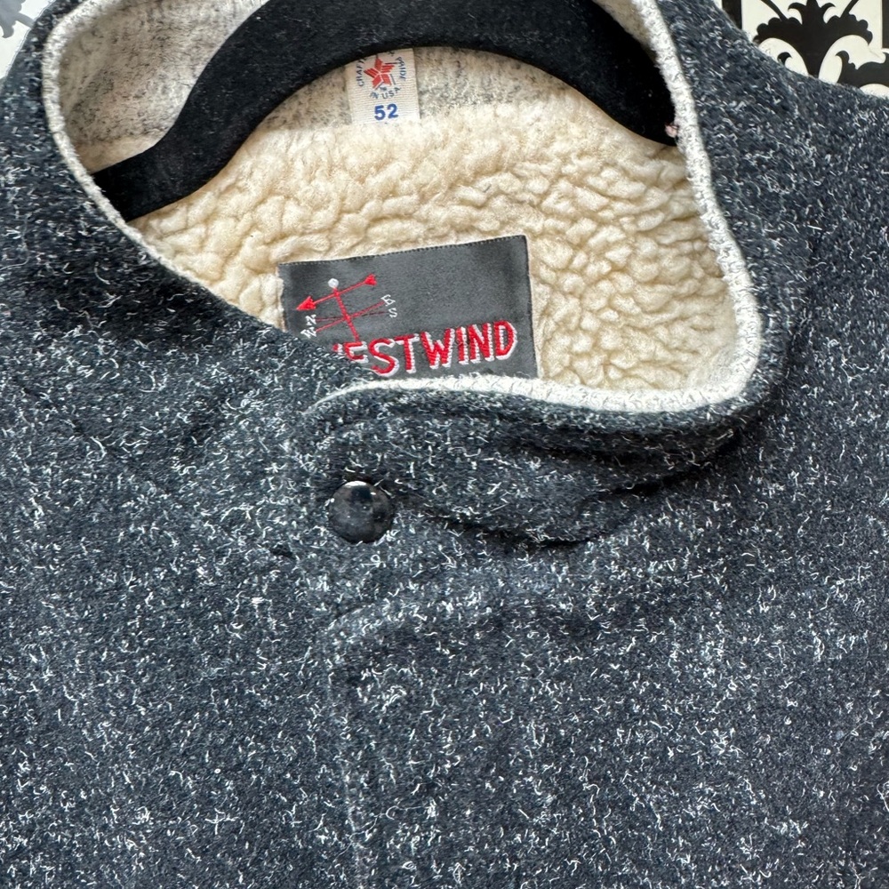 Men's Black Bomber Winter Jacket - Picture 8 of 15